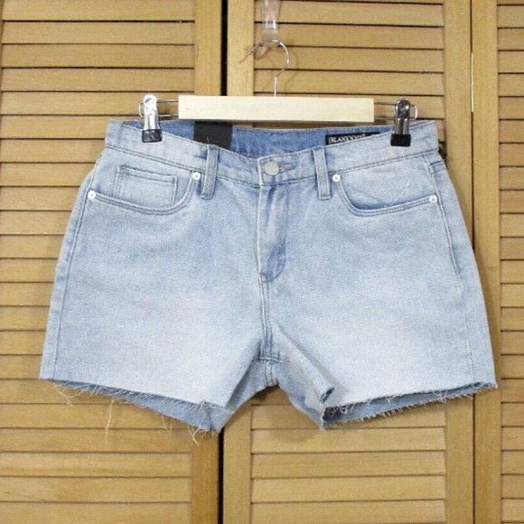 Blank NYC The Fulton Roll Up Frayed Hem Denim Short Size 28 - Picture 4 of 8